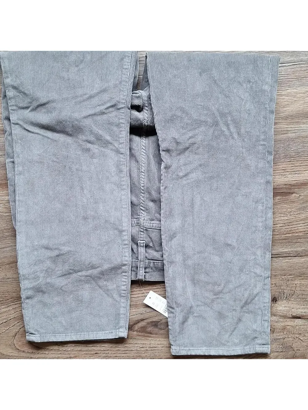 NWT J.Crew Gray Corduroy Vintage Slim Straight Pant Size 31